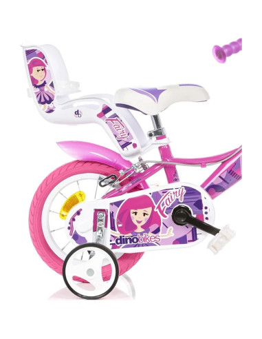 DB-124RSN-09FY,Bicicleta copii Dino Bikes 12' Fairy roz