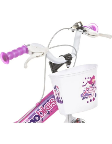 DB-124RSN-09FY,Bicicleta copii Dino Bikes 12' Fairy roz