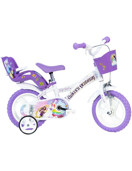 DB-612GL-UA,Bicicleta copii Dino Bikes 12' Unicorn Academy