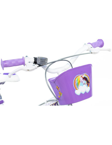 DB-614G-UA,Bicicleta copii Dino Bikes 14' Unicorn Academy