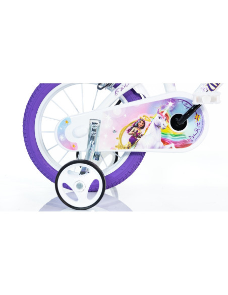 DB-616G-UA,Bicicleta copii Dino Bikes 16' Unicorn Academy