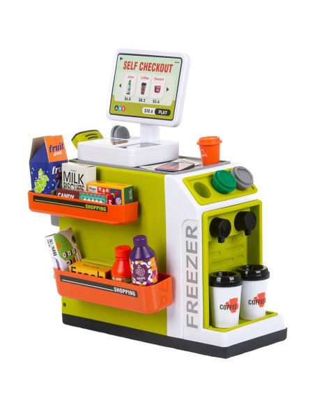 DIPK002404SM,Set jucarie Chipolino Supermarket cu lumini, sunete si 46 accesorii