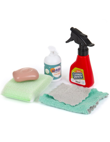 DIPK002410CL,Set jucarie Chipolino Cleaning Trolley cu 16 accesorii