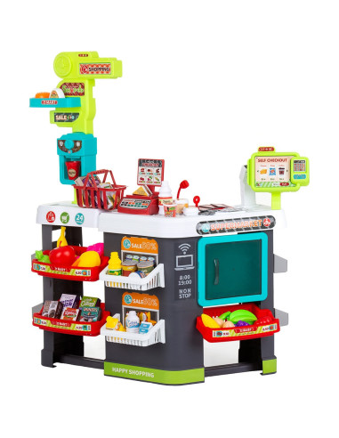 DIPK002415SP,Set jucarie Chipolino Supermarket 87 cm cu lumini, sunete si 81 accesorii