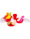 DIPK002419SK,Set jucarie Chipolino Kitchen 72,5 cm cu sistem de curgere apa, lumini, sunete si 53 accesorii