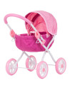 KZKDZ02402PP,Carucior pentru papusi Chipolino Daisy pink linen