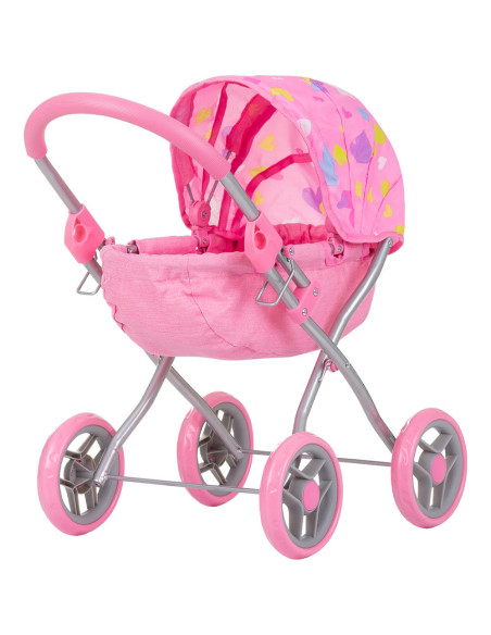 KZKDZ02403HE,Carucior pentru papusi Chipolino Daisy hearts KZKDZ02403HE,Carucior pentru papusi Chipolino Daisy hearts