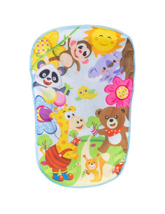PGRZP02301BL,Covoras de joaca cu pian Chipolino Zoo Party blue 2
