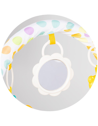 PGRZP02301BL,Covoras de joaca cu pian Chipolino Zoo Party blue