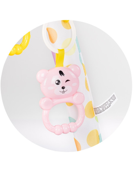 PGRZP02301BL,Covoras de joaca cu pian Chipolino Zoo Party blue