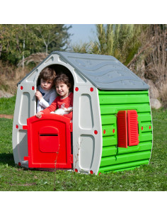 PLHU002502GR,Casuta pentru copii Chipolino Magical House green 2