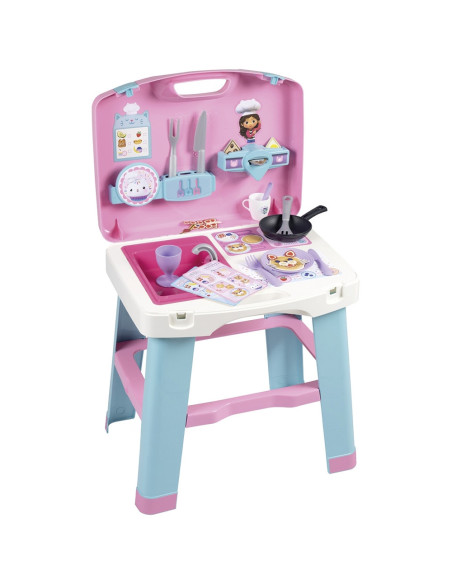 S7600311908,Bucatarie Smoby Gabby Kitchen cu 16 accesorii