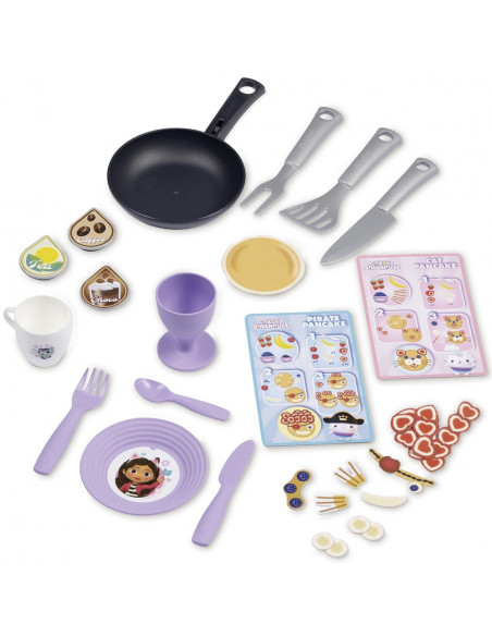 S7600311908,Bucatarie Smoby Gabby Kitchen cu 16 accesorii