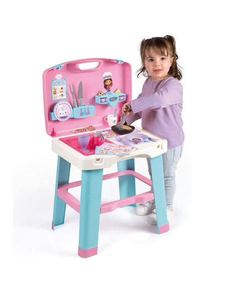 S7600311908,Bucatarie Smoby Gabby Kitchen cu 16 accesorii