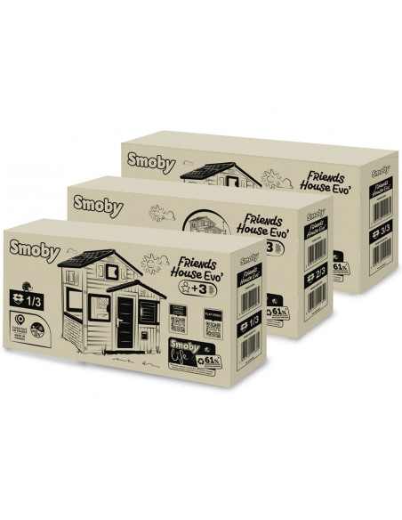 S7600810206,Casuta pentru copii Smoby Life Friends Evo