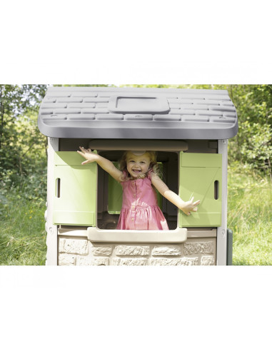 S7600810504,Casuta pentru copii Smoby Life Jura Lodge