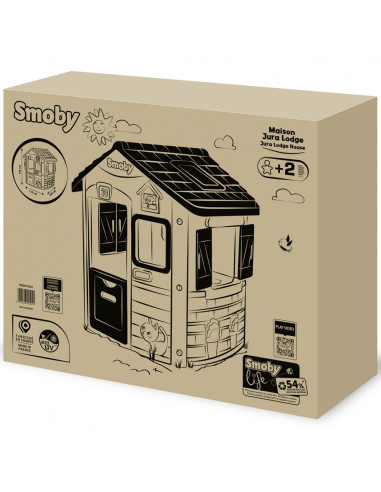 S7600810504,Casuta pentru copii Smoby Life Jura Lodge