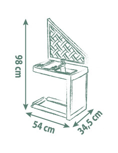 S7600810926,Bucatarie Smoby Life pentru casuta cu 17 accesorii 2