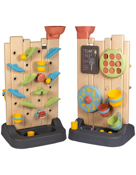 S7600840301,Perete de activitati Smoby Life 6 in 1 cu 29 accesorii
