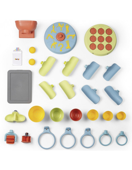 S7600840301,Perete de activitati Smoby Life 6 in 1 cu 29 accesorii