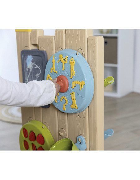 S7600840301,Perete de activitati Smoby Life 6 in 1 cu 29 accesorii