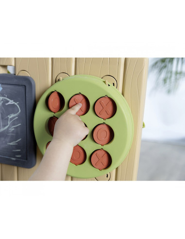 S7600840301,Perete de activitati Smoby Life 6 in 1 cu 29 accesorii
