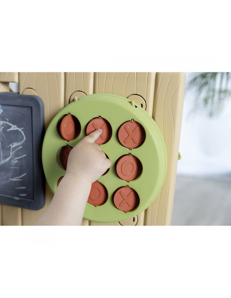S7600840301,Perete de activitati Smoby Life 6 in 1 cu 29 accesorii