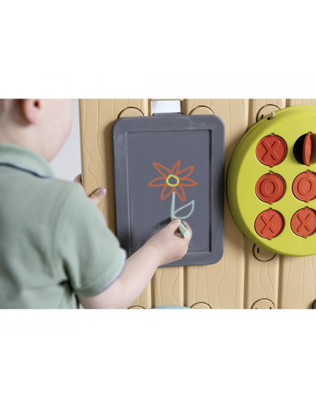 S7600840301,Perete de activitati Smoby Life 6 in 1 cu 29 accesorii