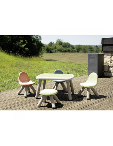 S7600880122,Scaunel cu spatar pentru copii Smoby Life terra cotta