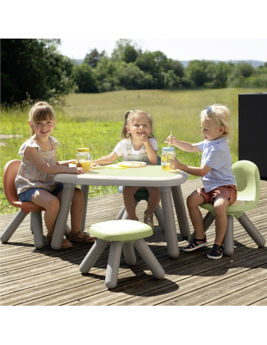 S7600880122,Scaunel cu spatar pentru copii Smoby Life terra cotta