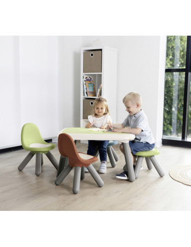 S7600880122,Scaunel cu spatar pentru copii Smoby Life terra cotta