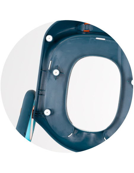 STPFL0252BL,Reductor toaleta cu scara Chipolino Flippy blue STPFL0252BL,Reductor toaleta cu scara Chipolino Flippy blue