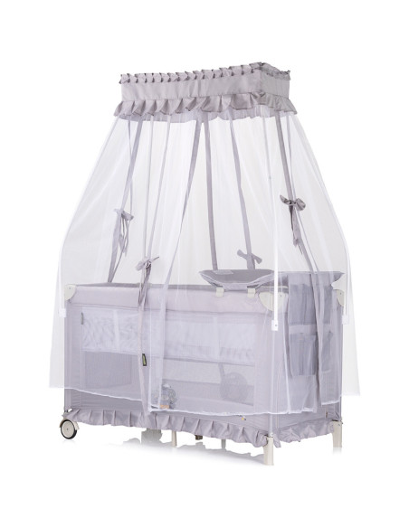 KOSIPA251HI,Patut pliabil Chipolino Palace Hippo grey