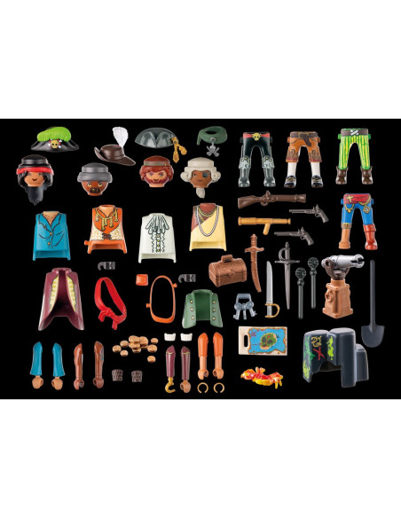 PM71533,Playmobil - Creeaza propria figurina pirati