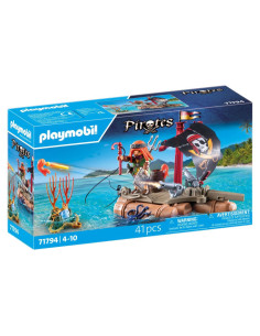 PM71794,Playmobil - Pluta piratilor cu comoara Playmobil 2