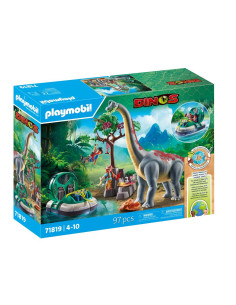 PM71819,Playmobil - Brachiosaurus si hovercraft Playmobil 2