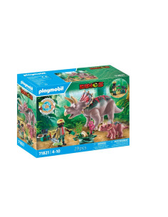PM71821,Playmobil - Familia Triceratops 2