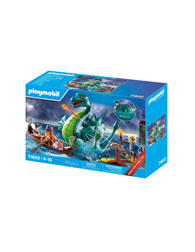 PM71830,Playmobil - Promo Pack Viking cu monstru marin