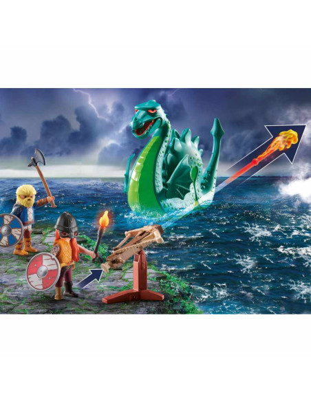 PM71830,Playmobil - Promo Pack Viking cu monstru marin