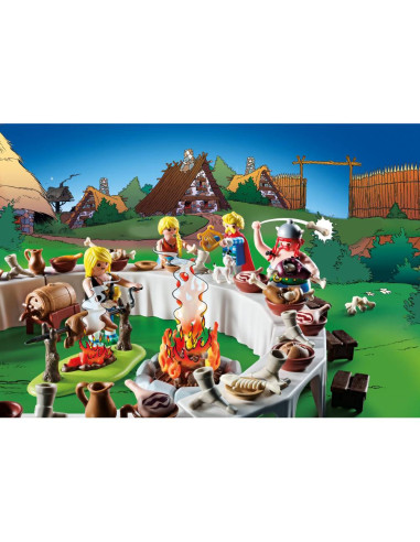 PM71827,Playmobil - Asterix Banchetul din sat PM71827,Playmobil - Asterix Banchetul din sat