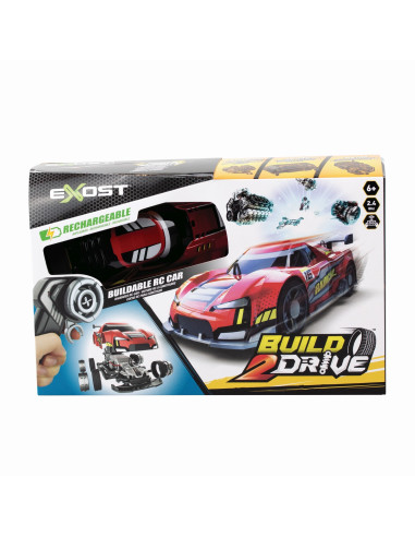 VV-7530-20700_ROSU,Silverlit Exost Build 2 Drive Masinuta Rc Rosie