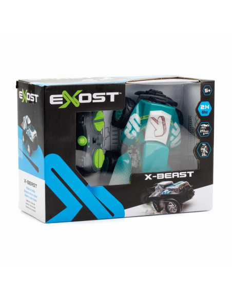 VV-7530-20611_VERDE,Silverit Exost Masina Cu Telecomanda X Monster Verde