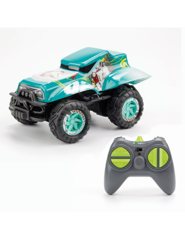 VV-7530-20611_VERDE,Silverit Exost Masina Cu Telecomanda X Monster Verde