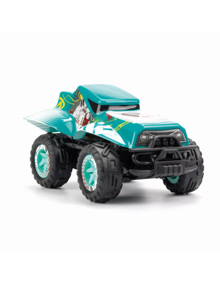 VV-7530-20611_VERDE,Silverit Exost Masina Cu Telecomanda X Monster Verde