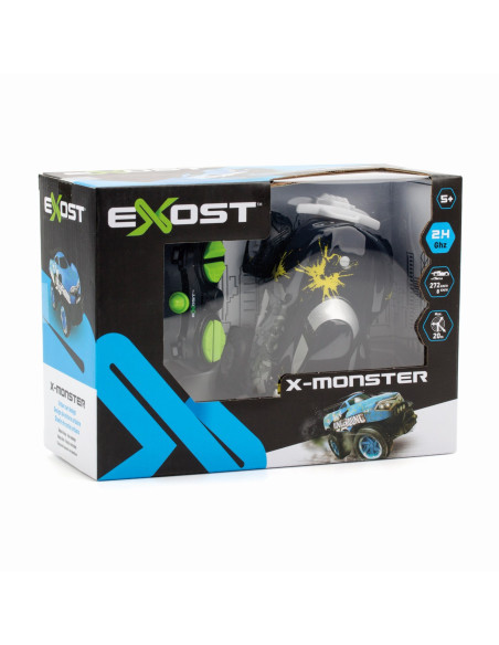 VV-7530-20611_NEGRU,Silverit Exost Masina Cu Telecomanda X Monster Neagra