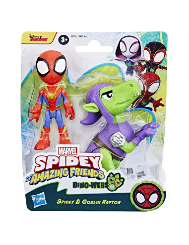 F9478_G0120,Spidey Si Prietenii Marvel Dino Webs Spidey Si Goblin Raptor