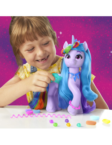 F8825,My Little Pony Izzy Moonbow Si Coafurile Curcubeu