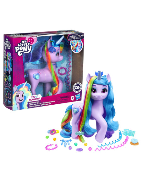 F8825,My Little Pony Izzy Moonbow Si Coafurile Curcubeu