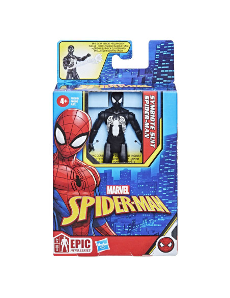 F6900_F8369,Spiderman Epic Hero Figurina Costum Symbiote Spider Man 10cm