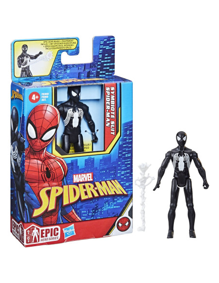 F6900_F8369,Spiderman Epic Hero Figurina Costum Symbiote Spider Man 10cm